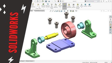 Exploded View on Solidworks || knuckle joint || Step by step Tutorial #14 || Easy to understand ||