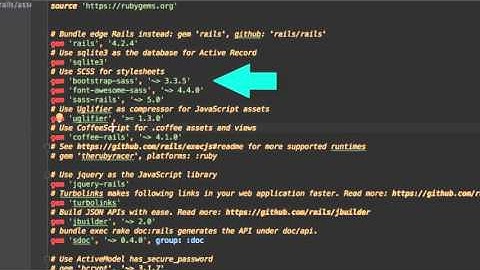 Learn how to prepare a template for Ruby On Rails