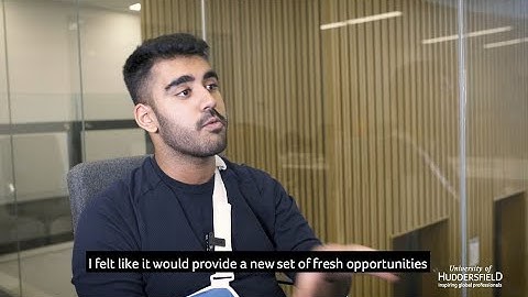 Why choose the University of Huddersfield?