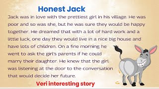 Learn English through story 🍀 level 2 🍀 Honest Jack #basicenglish #lesteningenglishbeginer #honest