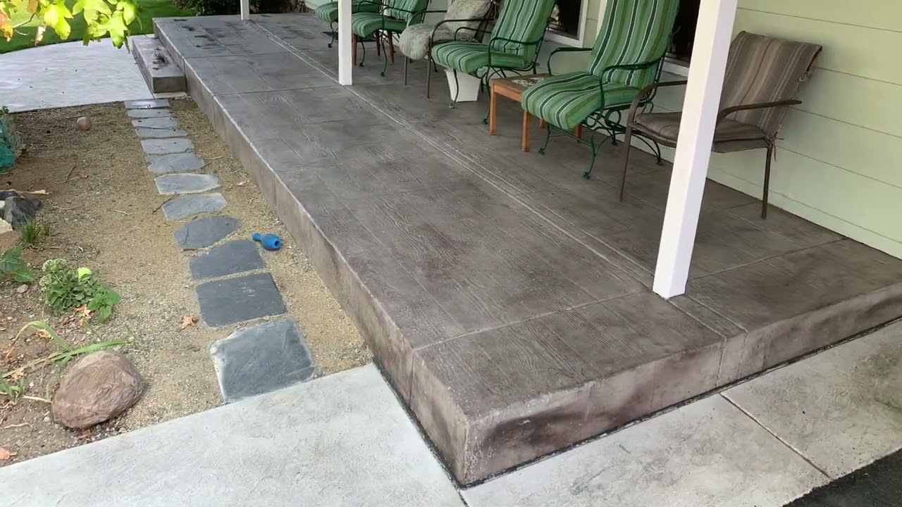 The problems with stamped concrete