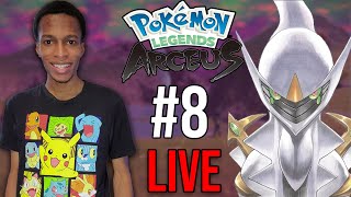 Pokémon Legends: Arceus story Part 8 challenging the secret boss | Live stream
