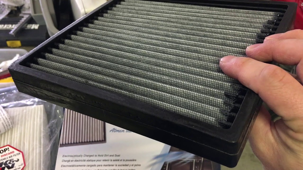 Toyota Tundra Cabin Air Filter Replacement with a Re-useable K&N Air