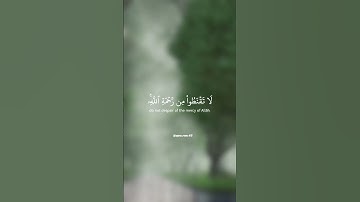 {قل يا عبادي الذين أسرفوا على أنفسهم لا تقنطوا...} تلاوة خاشعة للقارئ الشيخ ياسر الدوسري 🌻