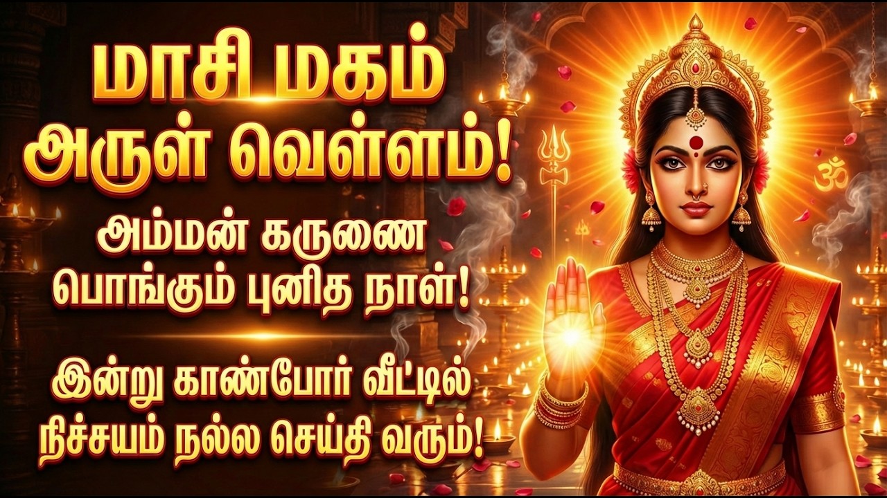 அம்மா அருளால் இல்லம் செழிக்கும் | மாசி மகம் பக்தி பாடல் | Home Flourishes by Mother's Grace