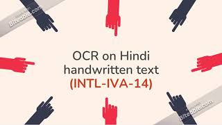 OCR  on Hindi handwritten text #ocrhindihandwritten#machinelearning#deeplearning#imageprocessing