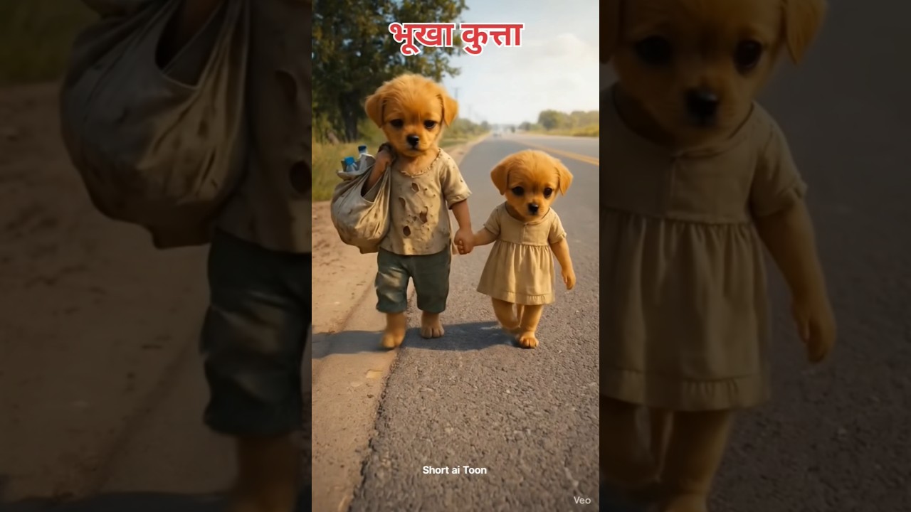 🐕This puppy and his sister have no cash to celebrate, the rich manmade them sad