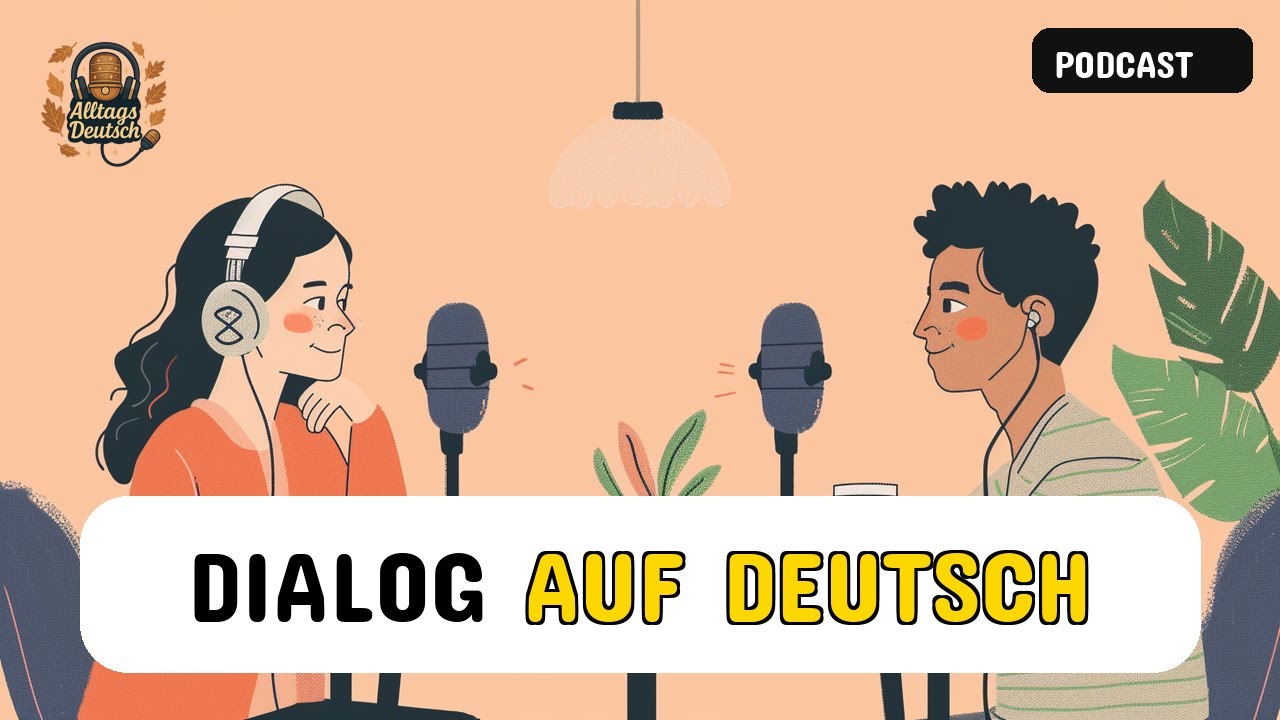 Deutsch lernen: Reale Dialoge. – Deutsch verstehen