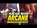 ⭐NUEVAS SKINS ARCANE JAYCE y VI + BLITZCRANK VICTORIOSO IN GAME