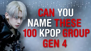 WAIT FOR THE BONUS! DO YOU KNOW THE NAME OF THESE 100 4TH GEN KPOP GROUPS? | THIS IS KPOP GAMES
