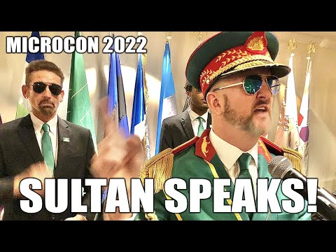 MicroCon 2022: "This is Slowjamastan" - A Speech from The Sultan