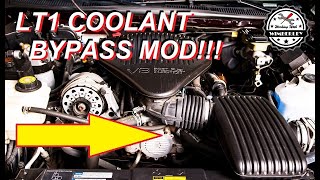 LT1 Throttle Body Coolant Bypass Mod 1994-1996 Cadillac Fleetwood & Chevy Impala SS Buick Roadmaster