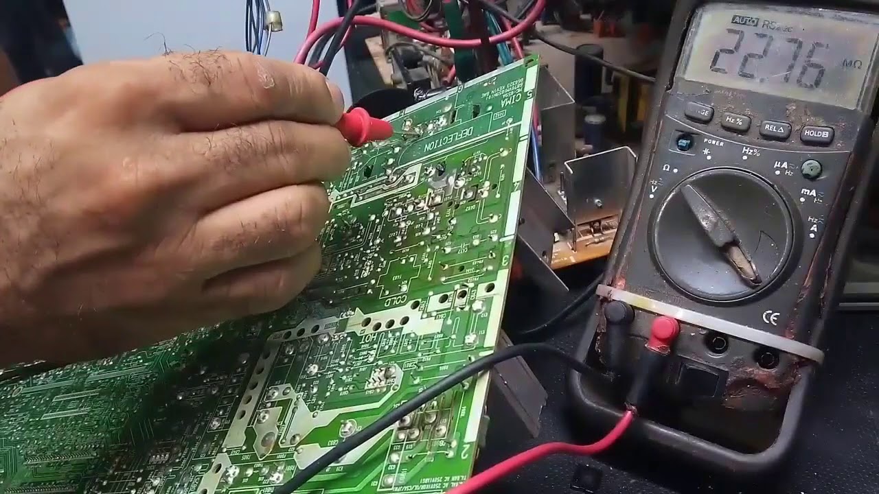 Falla de TV LG imagen turbia sin contrate