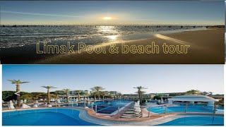 Antalya Limak Atlantis Deluxe Hotel Pool and Beach Tour