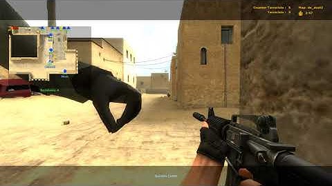 Counter Strike: Source - Dust 2 (Expert Bots | 10v10 Spectate)