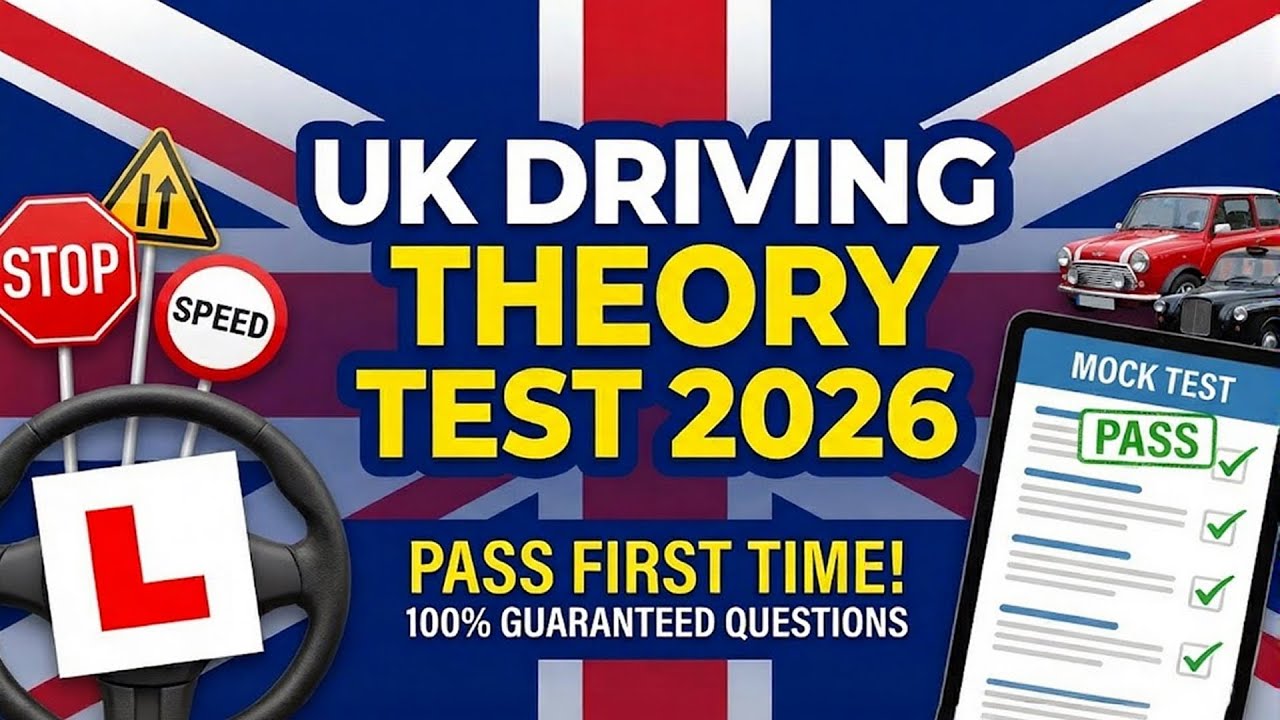 Theory Test 2026 UK | OFFICIAL Theory Test Questions | PASS FIRST TIME ...