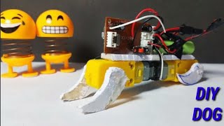 DIY Remote Control Dog  (RC) Homemade nd Driven By Motors