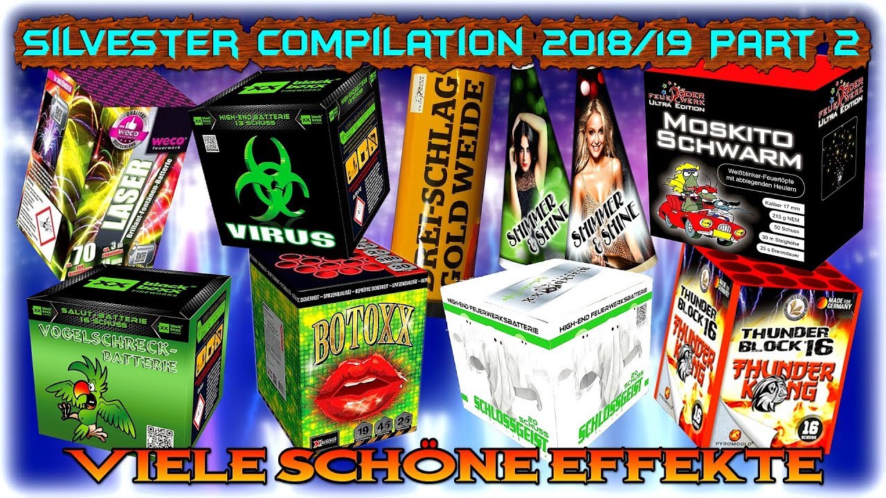 Silvester Compilation 2018/19 Part 2 | Viele schöne Effekte | MSD Firework