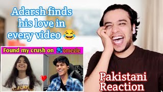 I Found My CRUSH on OMEGLE | Pakistani Reaction On Adarshuc | Re-Actor Ali