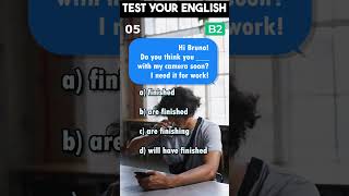 Test Your English B2 level | the borrowed camera shorts englishtest  englishgrammar