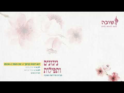 יהא רעוא יפה ותמה מדרשת שובה 
