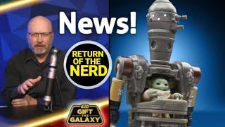 Hasbro TVC IG-12 & Grogu Deluxe Card Back reveal, Baylon Skoll FX Force Lightsaber & Star Wars News!