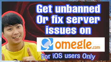 Get unbanned and Fix connecting to server and other issues on Omegle this 2021! iOS devices