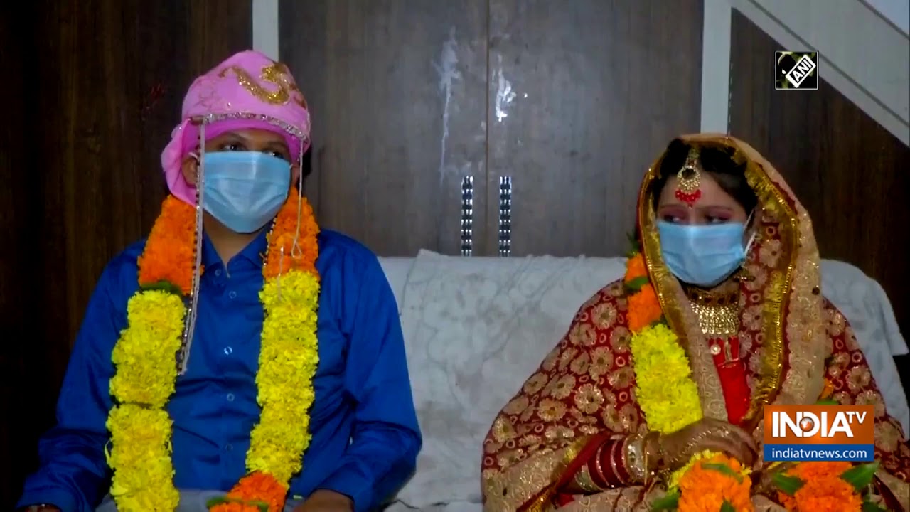 A COVID-19 wedding! Couple gets hitched, gives sweet message to other lovebirds