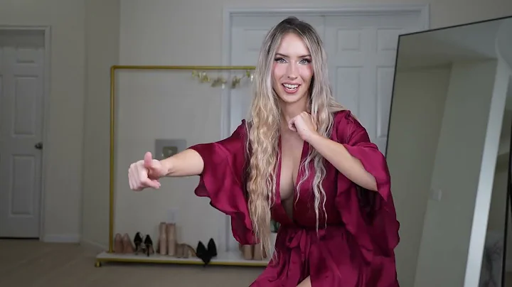 Trying on Silky Robe For You | 25 DAYS OF CHRISTMA...