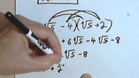 Multiplying Radical Expressions 5-5