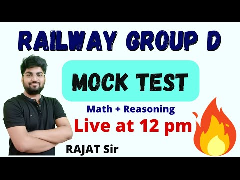 Mock Test for RRC Group D 2022 | Math By RAJAT Sir | SpeedUp Education