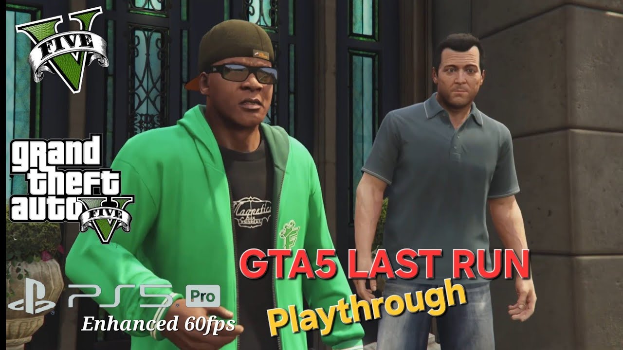 GTA 5 LAST RUN PS5 PRO Playthrough Franklin Michael Chase Tennis 