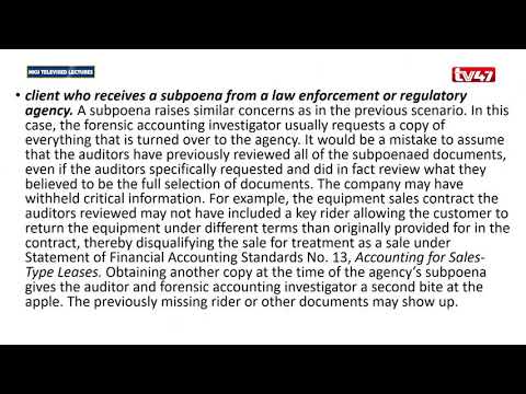 BJS 4233 FORENSIC ACCOUNTING  LSSN 2