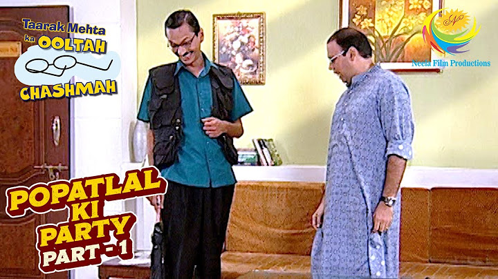 क्यों गुस्से में Jetha घूरने लगा Popatlal को? | Taarak Mehta Ka Ooltah Chashmah | Popatlal Ki Party