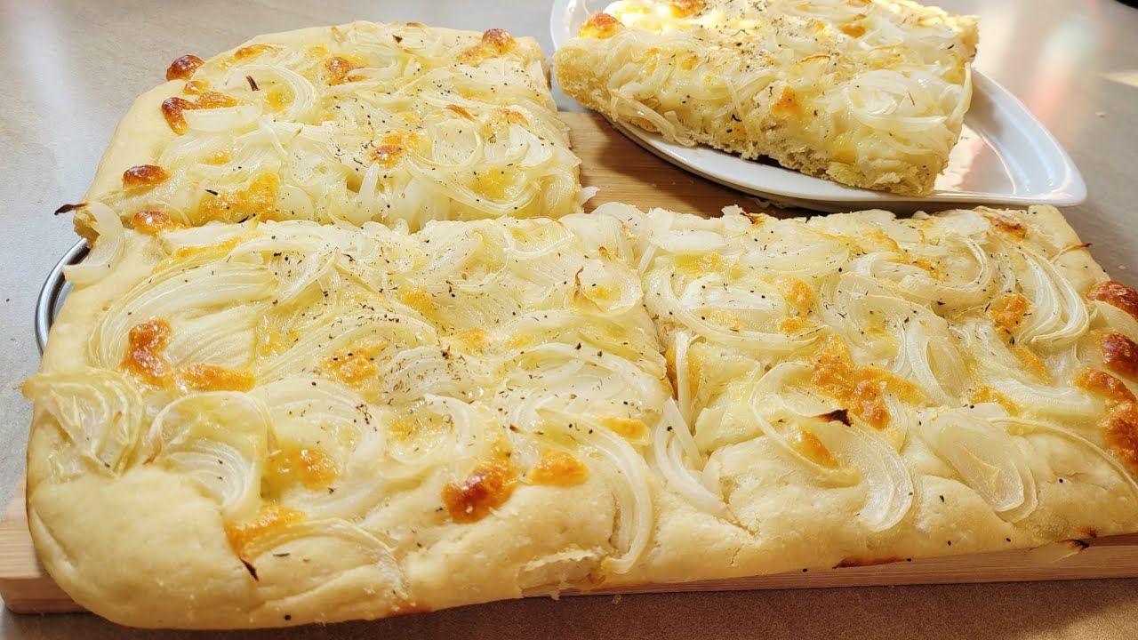 БЕЛАЯ ПИЦЦА С ЛУКОМ просто, дешево и вкусно!