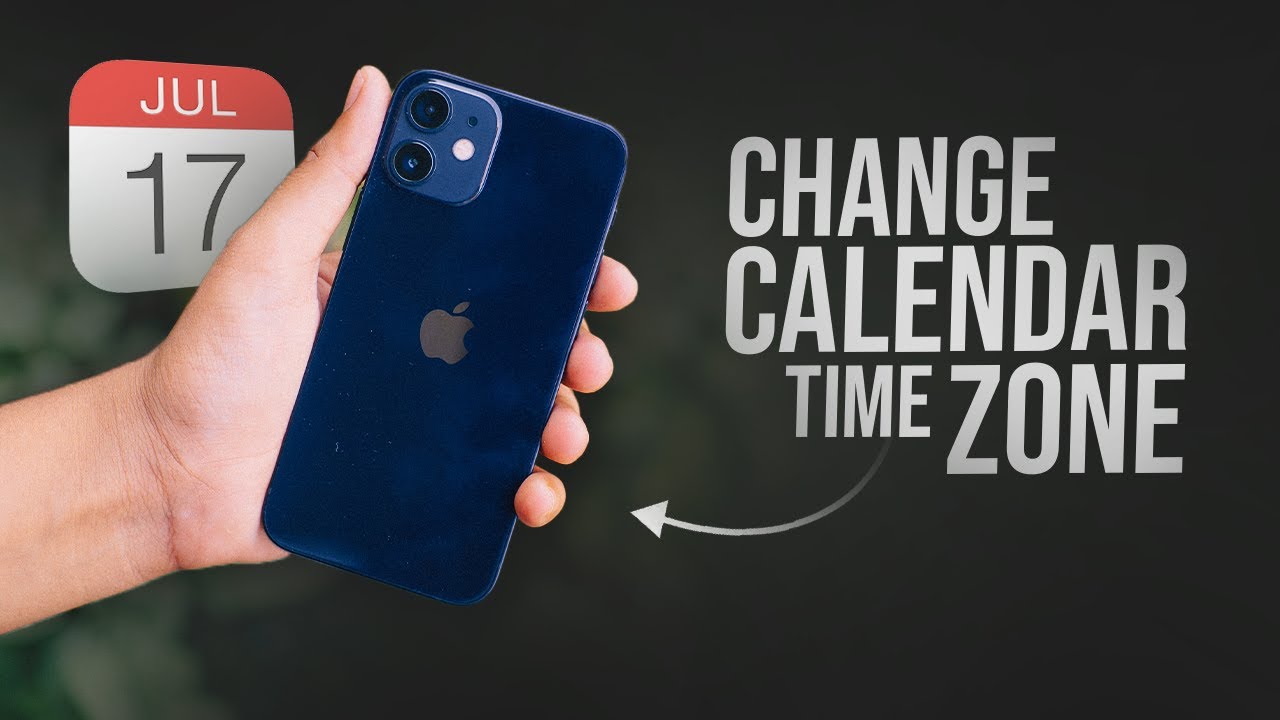 How to Change the Time Zone on iPhone Calendar (tutorial) - YouTube