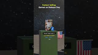 Fastest Selling Games on Release Day data comparison info usa global #Shorts