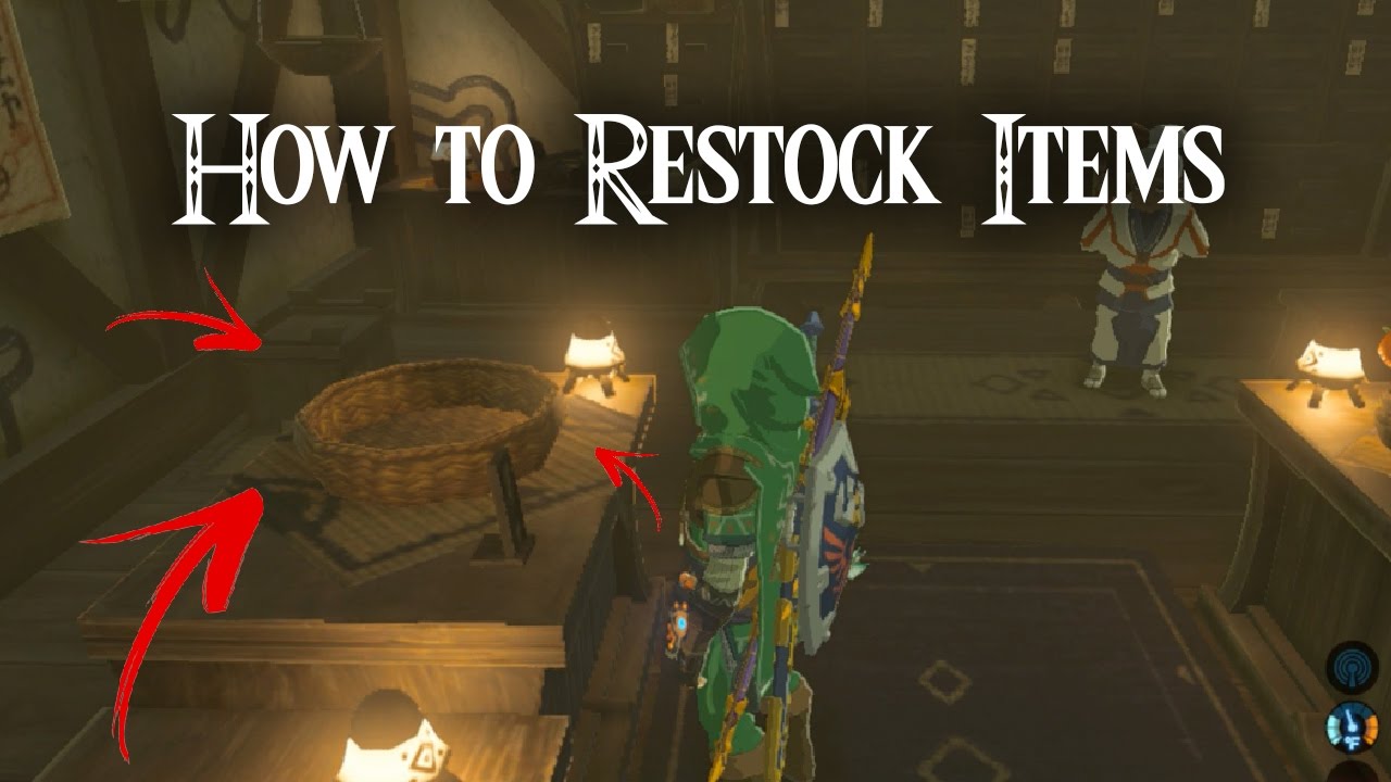 How To Restock Items In The Legend Of Zelda: Breath Of The Wild