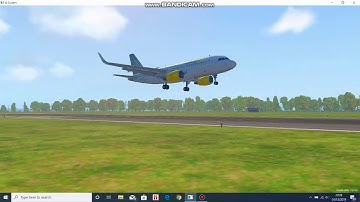 Toliss Vueling A319 Biarritz Landing (LFBZ), X Plane 11. Smoothest Landing Ever!!!