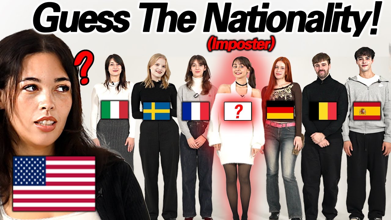 Сможет ли американец найти латиноамериканского самозванца среди европейцев? Угадайте национальность!