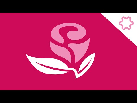 Lotus Logo Design Tutorial without Circular Grid / Quick and Fast Designing flower Logo (real time)