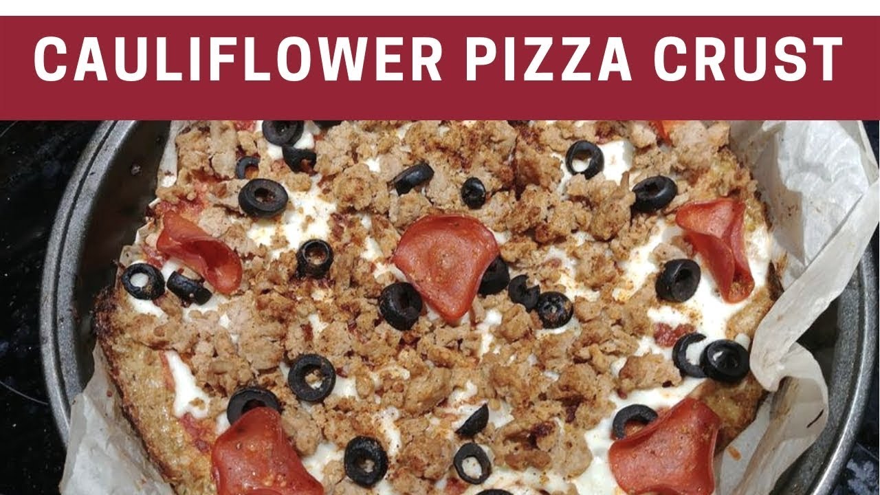 Low Fat Cauliflower Pizza Crust Recipe By Risa Weiner YouTube