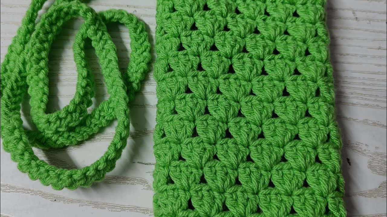 Crochet Phone Bag || Josephine crochet & knitting pattern||