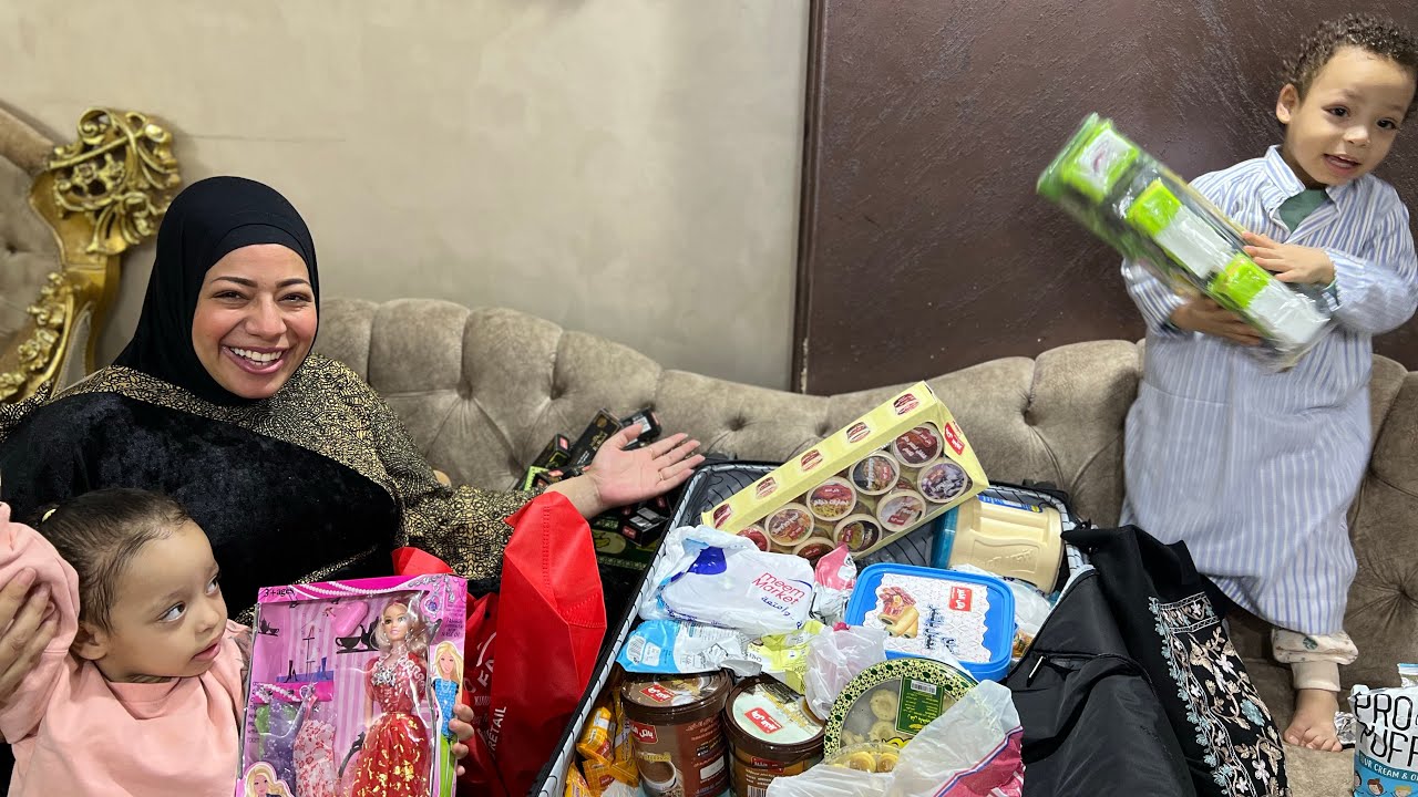 صحيت علي اكبر شنطه وصلتلي من الكويت💃