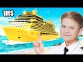 Sfida da 1$ vs 1.000.000$ sullo YACHT!