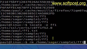 locate command examples in Ubuntu