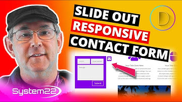 Divi Theme Icon To Slide Out Fixed Position Contact Form On Hover 👍👍👍