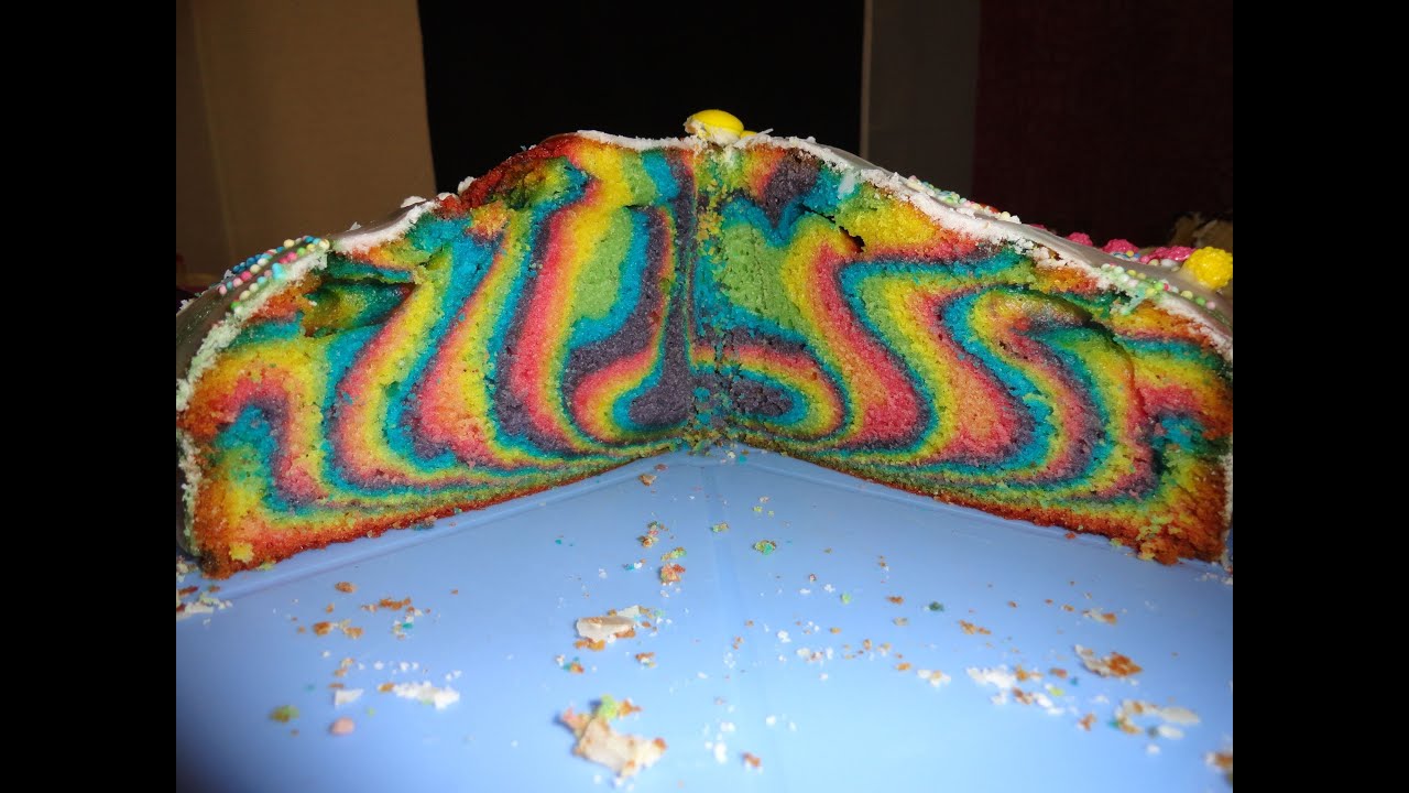 Regenbogenkuchen Rainbow Cake With English Subtitles Youtube
