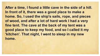 ROBINSON CRUSOE CHAPTER 4