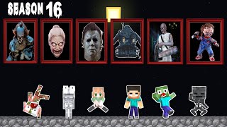 Monster School - Season 16 All Scary Ghosts : Minecraft Animation